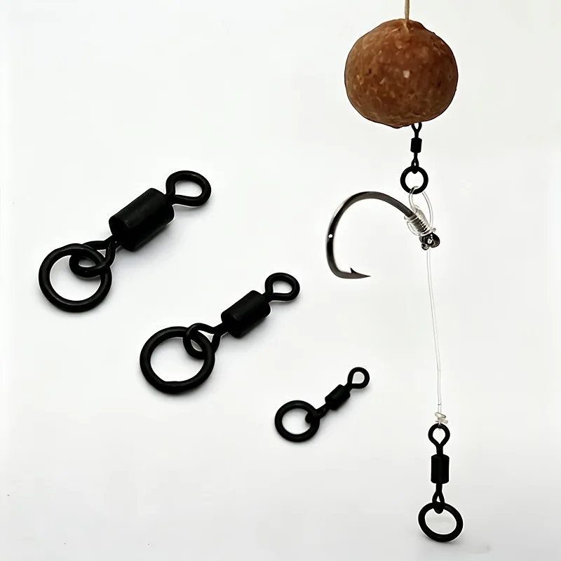 Fishing Hook Size - 50 stuks Micro Flexi Hook Swivel,