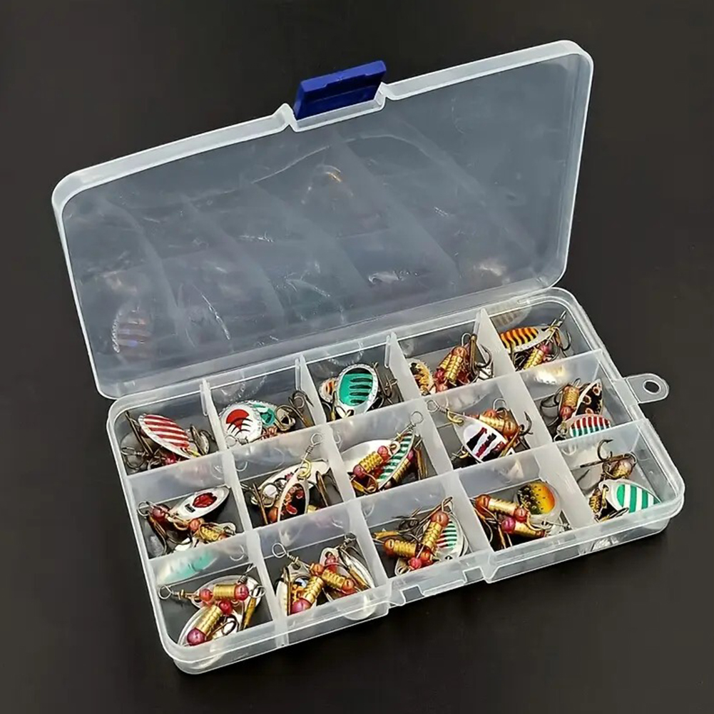 Fishing Hook Treble - 30 stuks metalen lepelspinners, vislokmiddel met