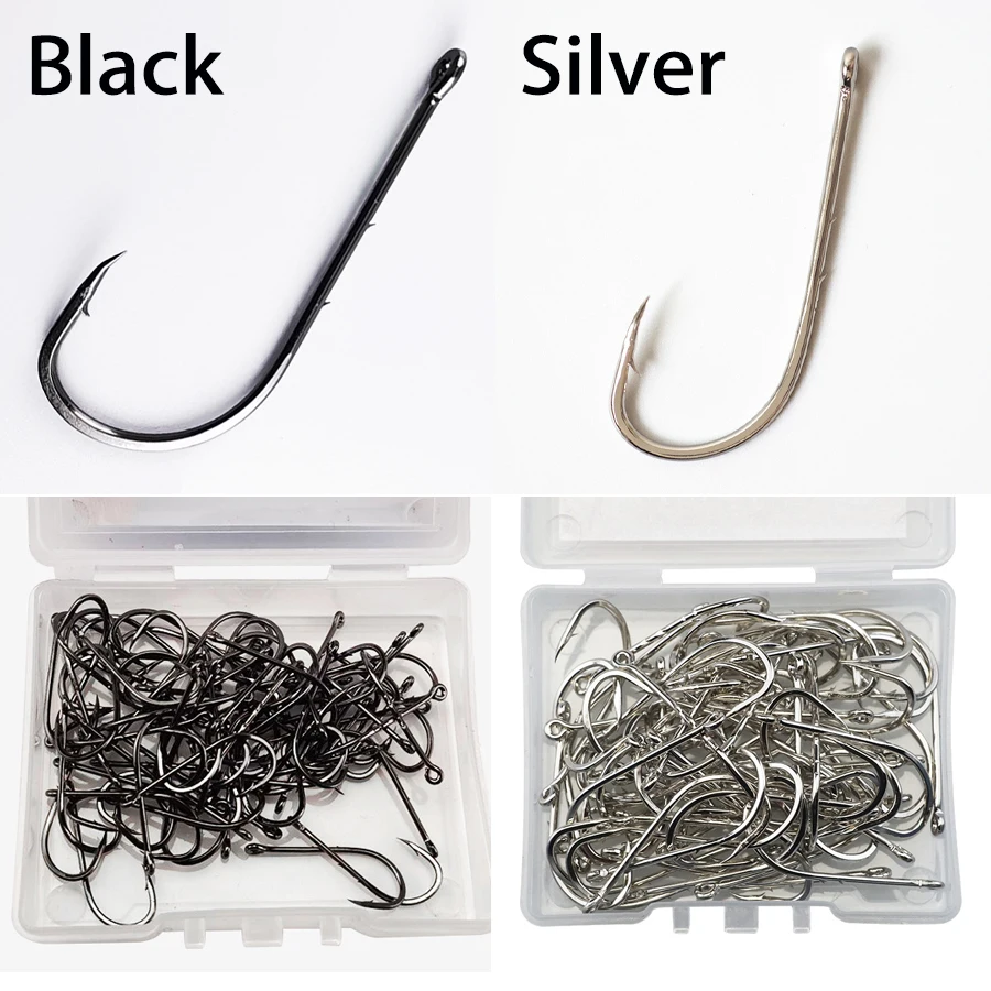 Vishaken 100 Stuks Baithouder  - Fishing Hook Offset recensie en prijs