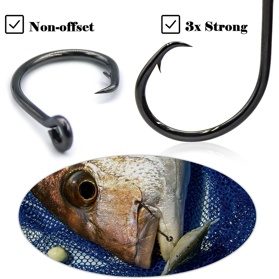 Circle Hooks 3X Sterke Zoutwat - Fishing Hook Assortment recensie en prijs