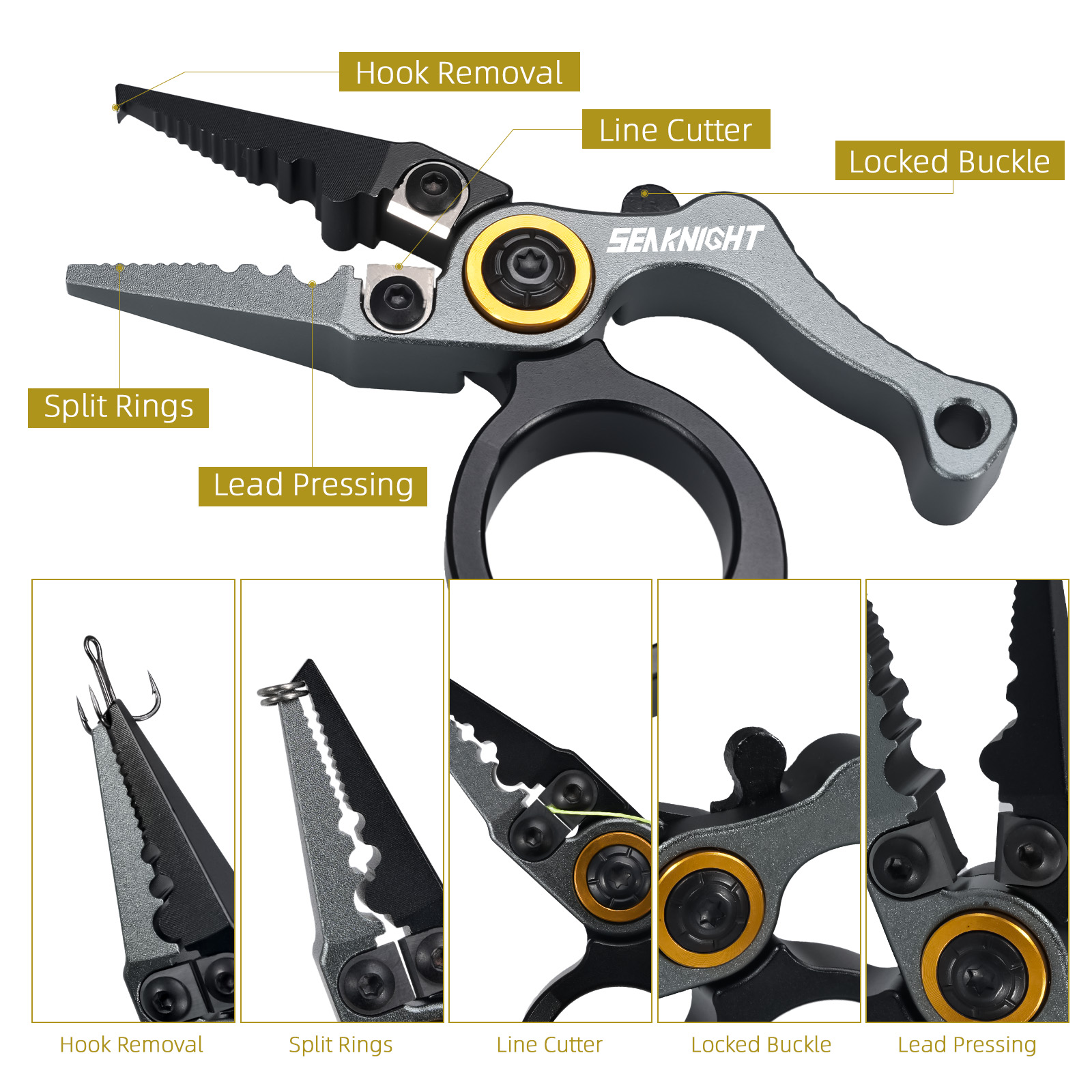 SeaKnight merk visstijltang, m - Fishing Hook Sharpener recensie en prijs