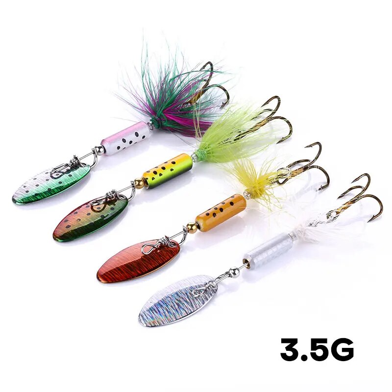 Metalen VIB Lokt 1PCS 3.5g Vee - Fishing Hook Offset recensie en prijs