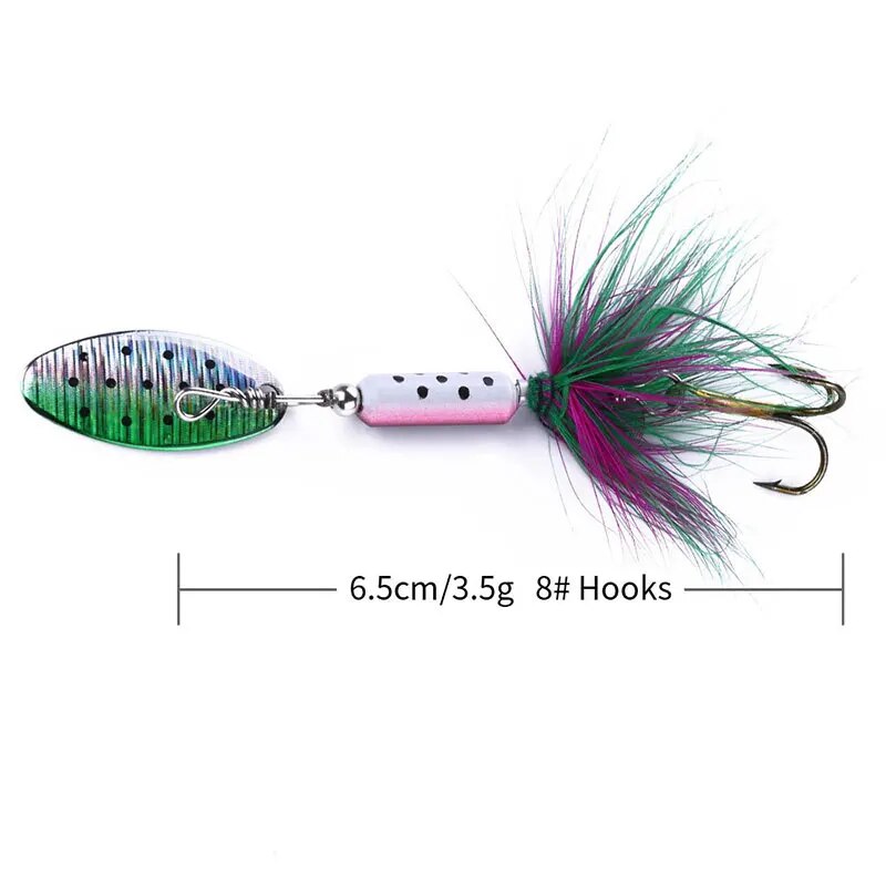 Metalen VIB Lokt 1PCS 3.5g Vee - Fishing Hook Offset recensie en prijs