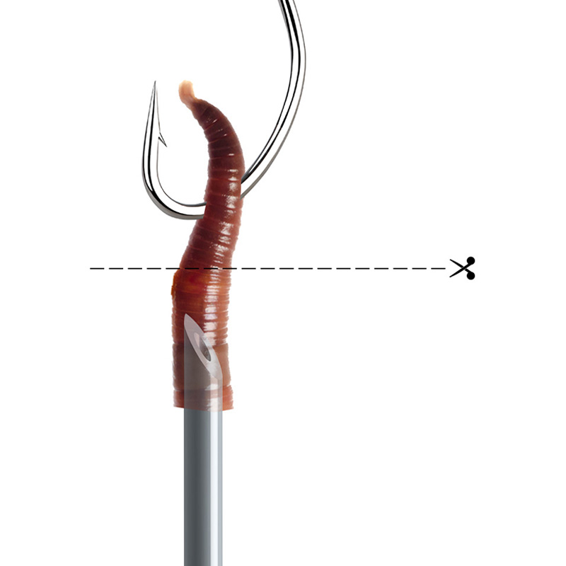 WEIHE 5 stuks Regenworm Lucht  - Fishing Hook Sharpener recensie en prijs